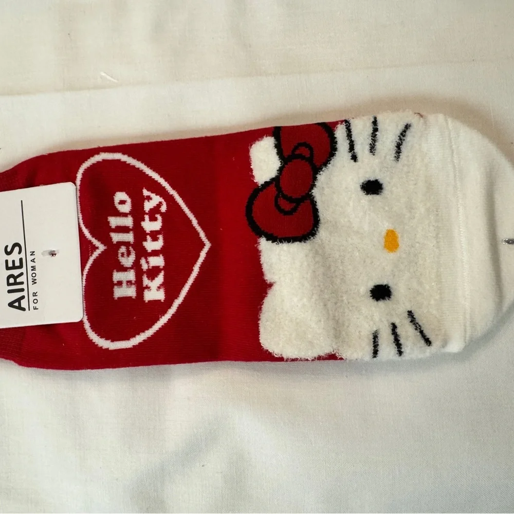 Kitty inspired Kids/Adult Socks Set - Multicolor ( 4 pairs per pack)